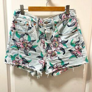 Levi's 501® HIGH RISE FLORAL SHORTS W 26"